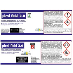 Confezione da 6,5 kg di PLEXI FLUID 2.0 PROCHIMA - Resina Trasparente per Colate di grandi dimensioni. Non ingiallisce