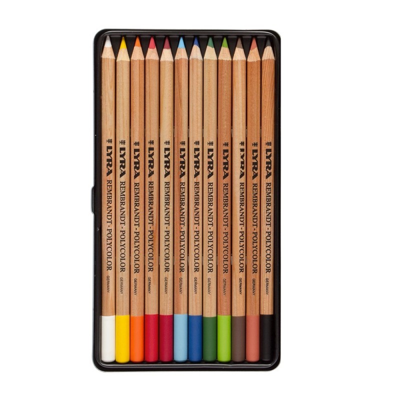 Lyra - Rembrandt Art Specials Set - 12 matite per schizzo e disegno in  scatola di metallo