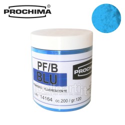 Pigmento fluorescente Blu Prochima, vasetto in vetro da 25 ml