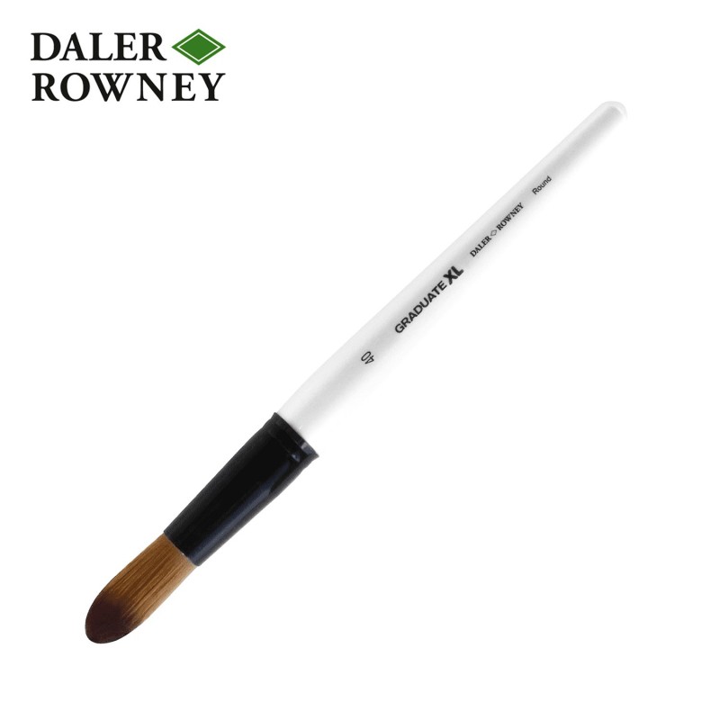 Set Di 6 Pennelli Daler Rowney Con Manico Lungo - Acrilico, Olio, Acquerello