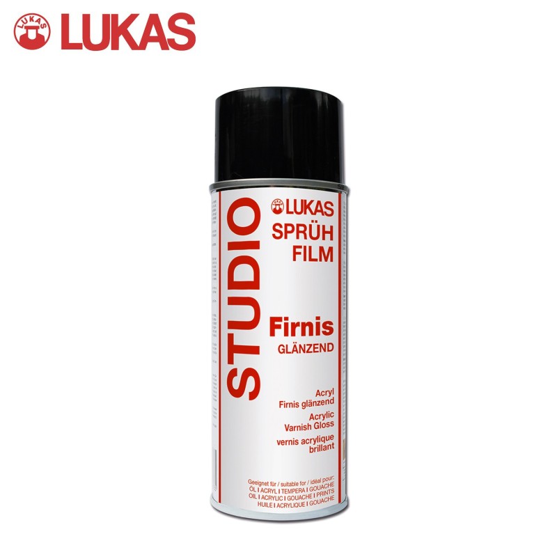 LUKAS Studio Gloss - Vernice finale brillante in bombola spray da 400 ml