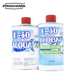 E 30 EFFETTO ACQUA PROCHIMA - Resina Epossidica Trasparente Autolivellante per colate di tutte le dimensioni