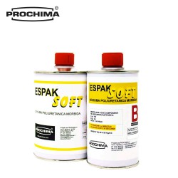 ESPAK SOFT PROCHIMA Resina poliuretanica a schiuma morbida. Confezione da 800 grammi