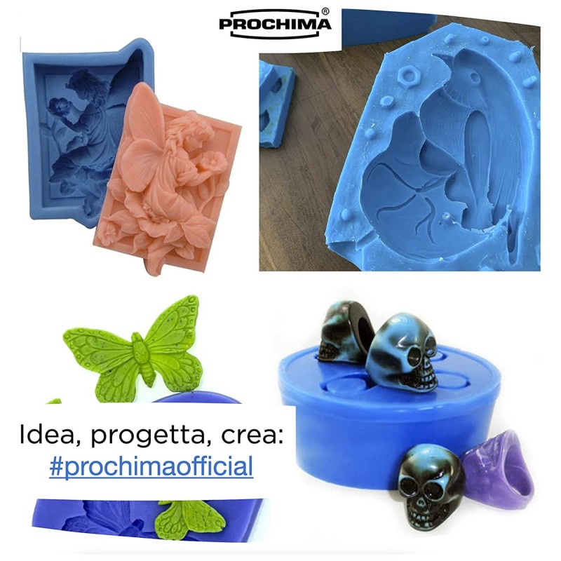 Prochima Re-mould 800gr | Plastilina Riutilizzabile E Gomma Rifondibile Per Stampo | Made In Italy