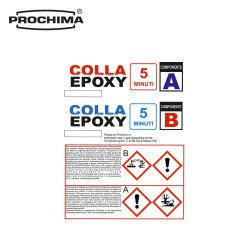 Colla Epoxy 5 minuti Prochima A+B 100 grammi