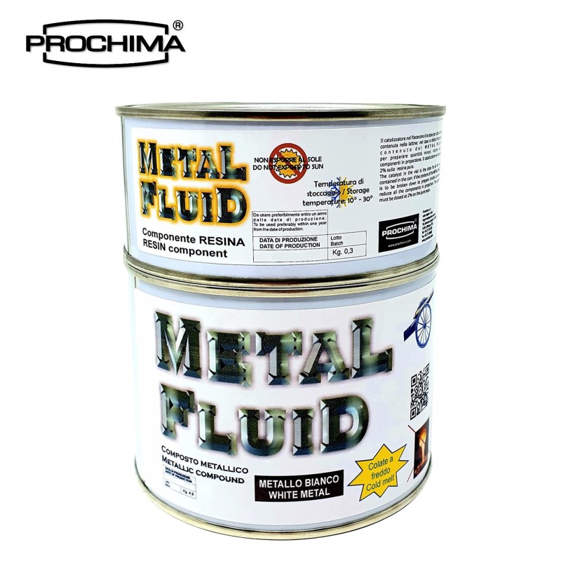 METALFLUID PROCHIMA - Metallo da colata a freddo! Confezioni da 1 kg