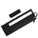 Astuccio vuoto in Nylon nero con finestra trasparente, elasico per 37 matite e 2 accessori + astuccio con lampo staccabi