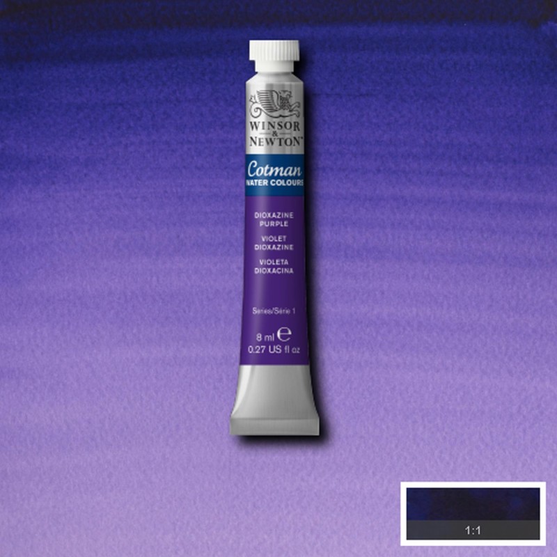 Colori per Acquerello Winsor&Newton Cotman Violetto Dioxazina, tubo da 8 ml