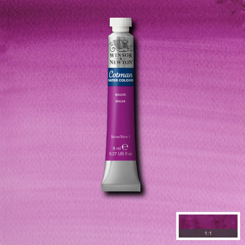 Colori per Acquerello Winsor&Newton Cotman Malva, tubo da 8 ml Colori per Acquerello Winsor&Newton Cotman Malva, tubo da 8 ml