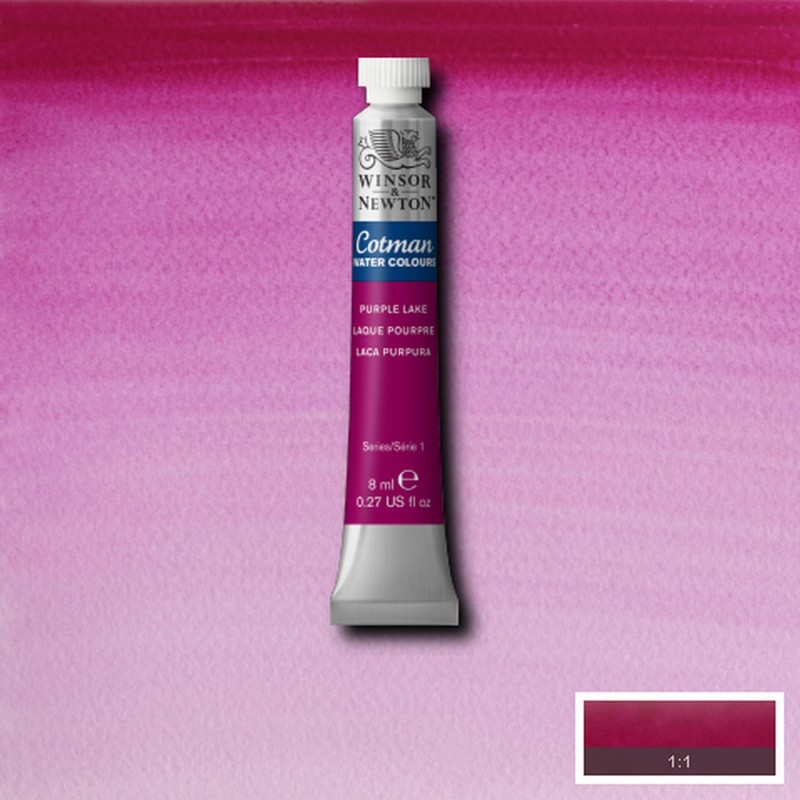 Colori per Acquerello Winsor&Newton Cotman Lacca Porpora, tubo da 8 ml Colori per Acquerello Winsor&Newton Cotman Lacca Porpora, tubo da 8 ml