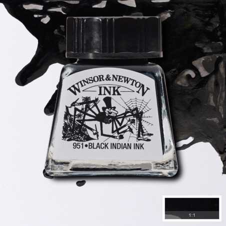 Inchiostro Colorato Winsor&Newton Nero (Black Indian Ink)