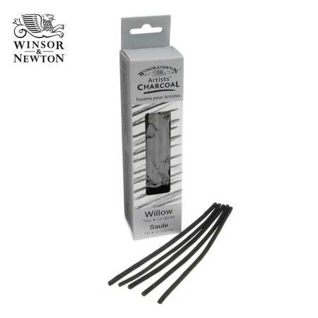 Winsor&Newton - Fusaggine media, lunghezza 14 cm. Confezione da 3 carboncini