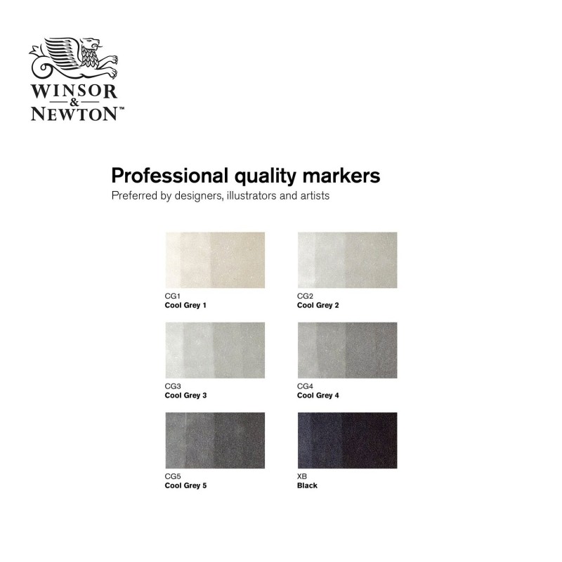 Pennarelli Promarker - Astuccio Essential Collection 96 Toni - Winsor&Newton
