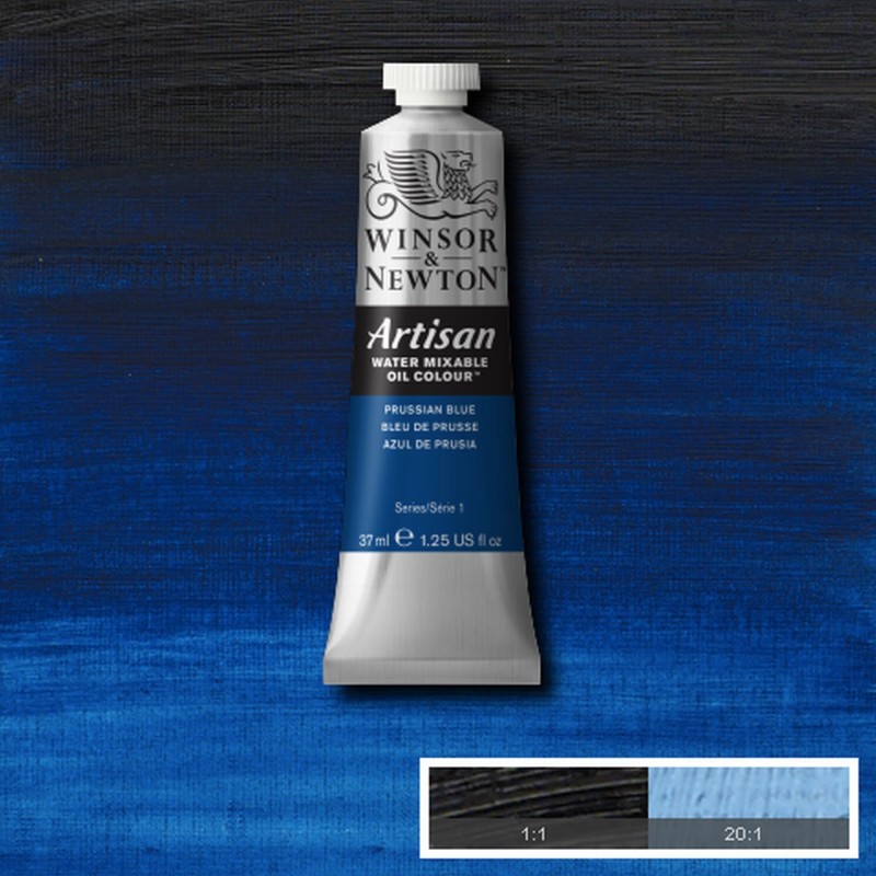 Olio ad Acqua Artisan Winsor&Newton tubo da 37 ml. Blu di Prussia (538)