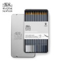 Winsor&Newton Studio Collection - Set di 6 matite da disegno in scatola di metallo