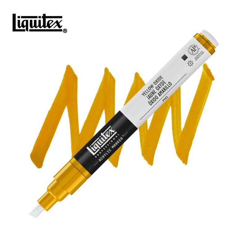 Paint Marker Liquitex Giallo di Marte - Pennarello acrilico punta piccola Paint Marker Liquitex Giallo di Marte - Pennarello acrilico punta piccola