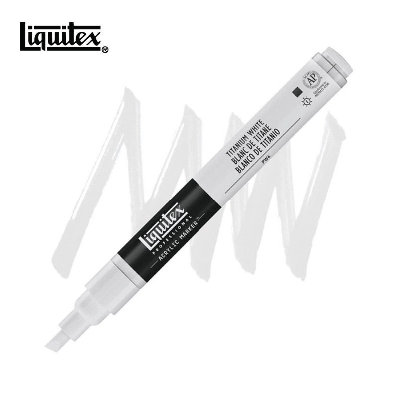 Acrylic Marker Liquitex Bianco di titanio - Pennarello acrilico a base  d'acqua