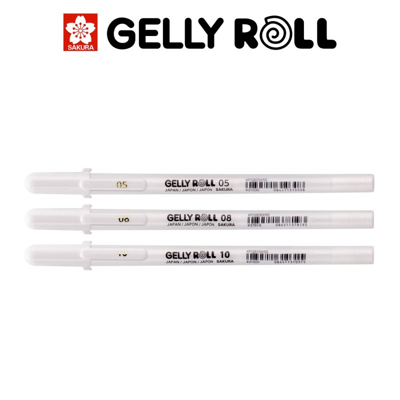 Sakura Gelly Roll Basic - Penna gel bianco a base d'acqua