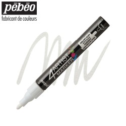 Pébéo 4Artist Marker - Pennarello ad olio - Bianco punta da 4 mm