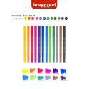 Bruynzeel Fineliner Brush Pen - Set 12 pennarelli a doppia punta in colori assortiti