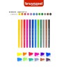 Bruynzeel Fineliner Brush Pen - Set 12 pennarelli a doppia punta in colori assortiti