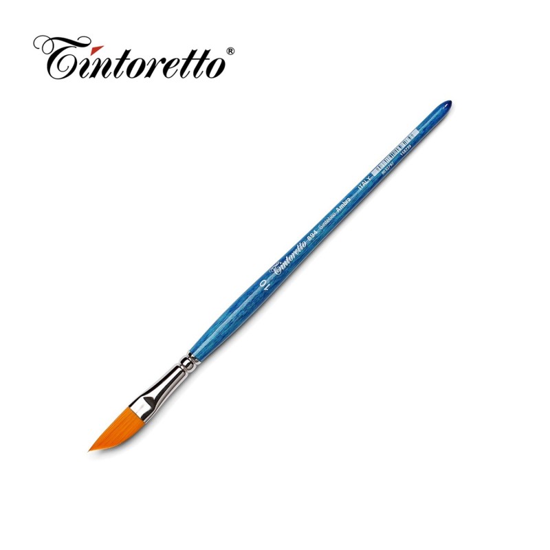 Pennelli Tintoretto - Punta a Spada in pelo sintetico Ambra - Serie 894