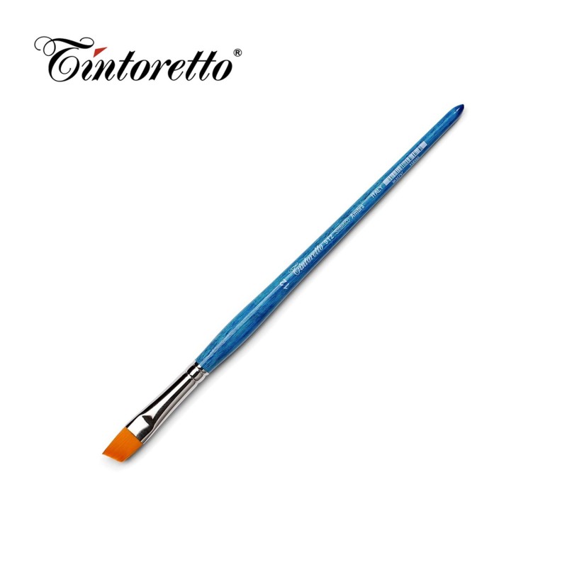 Pennelli Tintoretto - Obliquo in pelo sintetico Ambra - Serie 912 Pennelli Tintoretto - Obliquo in pelo sintetico Ambra - Serie 912