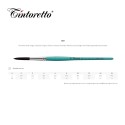 Pennelli Tintoretto - Tondo pelo lungo sintetico Prugna - Serie 853
