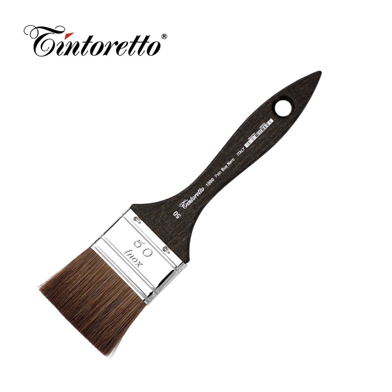 Pennellesse Tintoretto - Piatto in Pelo di Bue nero - Serie 1000 Spessore 4 mm