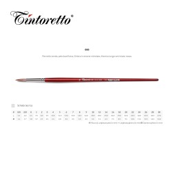 Pennelli Tintoretto - Tondo in Pelo di Bue Extra - Serie 888
