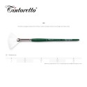 Pennelli Tintoretto - Ventaglio in Pelo sintetico Perla - Serie 215