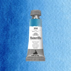 Acquerelli Maimeri Blu - Tubo da 12 ml. - Verde turchese (350)