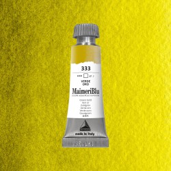 Acquerelli Maimeri Blu - Tubo da 12 ml. - Verde oro (333)