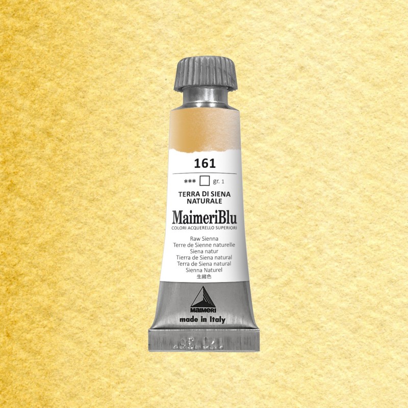 Acquerelli Maimeri Blu - Tubo da 12 ml. - Terra di Siena naturale (161) Acquerelli Maimeri Blu - Tubo da 12 ml. - Terra di Siena naturale (161)