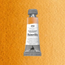 Acquerelli Maimeri Blu - Tubo da 12 ml. - Rosso di Marte trasparente (250)