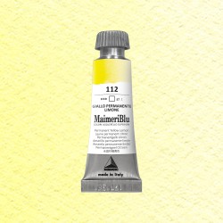 Acquerelli Maimeri Blu - Tubo da 12 ml. - Giallo permanente limone (112)