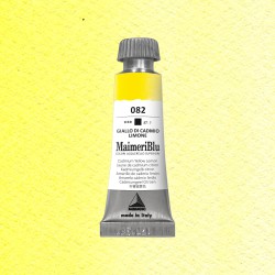 Acquerelli Maimeri Blu - Tubo da 12 ml. - Giallo di cadmio limone (082)