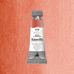 Acquerelli Maimeri Blu - Tubo da 12 ml. - Bruno di garanza (474)