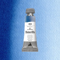 Acquerelli Maimeri Blu - Tubo da 12 ml. - Blu di Prussia (402)