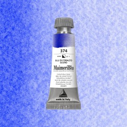 Acquerelli Maimeri Blu - Tubo da 12 ml. - Blu di cobalto scuro (374)