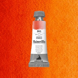 Acquerelli Maimeri Blu - Tubo da 12 ml. - Arancio pyrrolo (061)