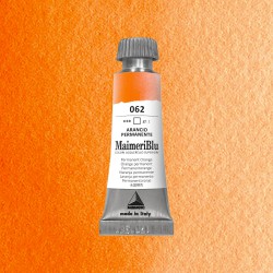 Acquerelli Maimeri Blu - Tubo da 12 ml. - Arancio permanente (062)