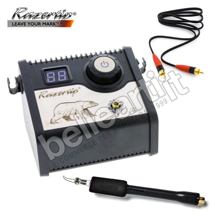 Pirografo professionale Razertip SL1 ad 1 uscita e 99 livelli di temperatura Pirografo professionale Razertip SL1 ad 1 uscita e 99 livelli di temperatura