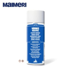 Maimeri - Vernice Fissativa Aerosol (675) bombola spray da 400 ml
