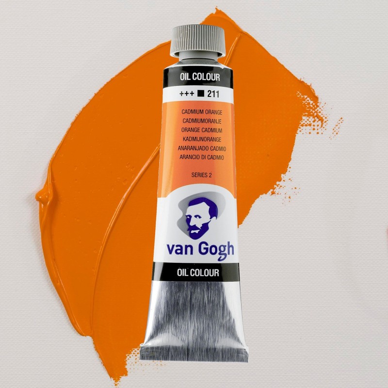 Colori ad Olio Van Gogh Talens - Arancio Cadmio (211) tubo da 40 ml Colori ad Olio Van Gogh Talens - Arancio Cadmio (211) tubo da 40 ml