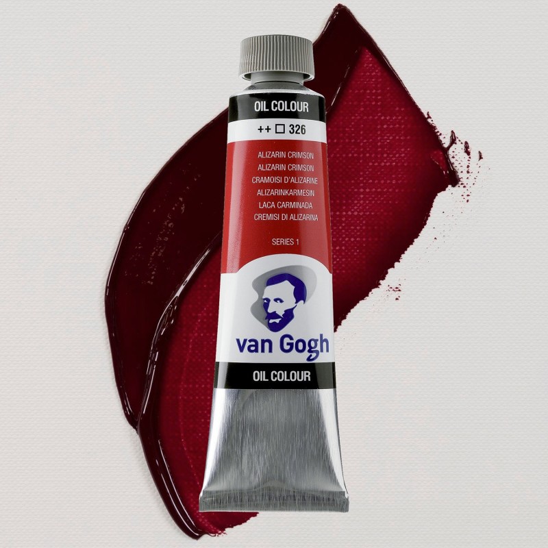 Colori ad Olio Van Gogh Talens - Cremisi d'Alizarina (326) tubo da 40 ml