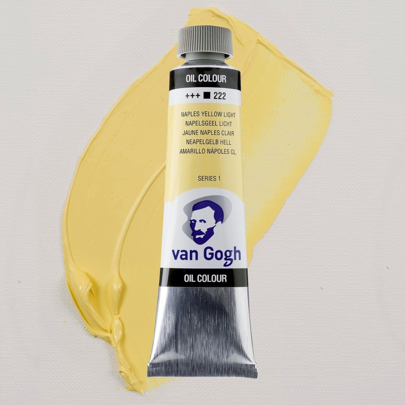 Colori ad Olio Van Gogh Talens - Giallo di Napoli Chiaro (222) tubo da 40 ml Colori ad Olio Van Gogh Talens - Giallo di Napoli Chiaro (222) tubo da 40 ml