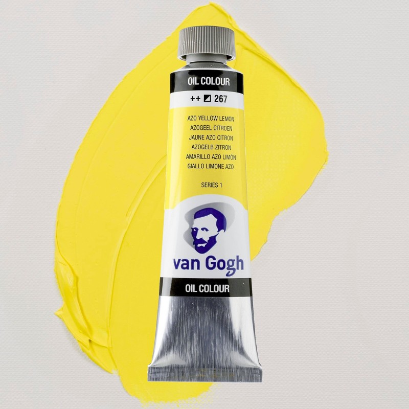 Colori ad Olio Van Gogh Talens - Giallo Limone Azo (267) tubo da 40 ml Colori ad Olio Van Gogh Talens - Giallo Limone Azo (267) tubo da 40 ml