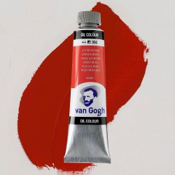 Colori ad Olio Van Gogh Talens - Rosso Azo Medio (393) tubo da 40 ml