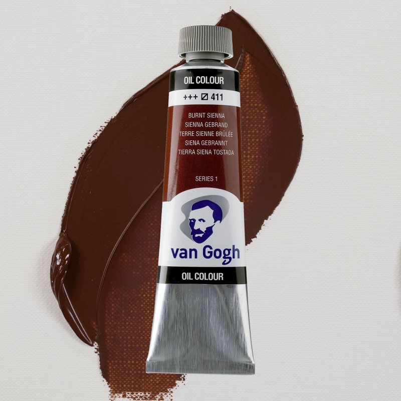 Colori ad Olio Van Gogh Talens - Terra di Siena Bruciata (411) tubo da 40 ml Colori ad Olio Van Gogh Talens - Terra di Siena Bruciata (411) tubo da 40 ml